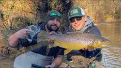 A single big sea trout caught while fishing in GA