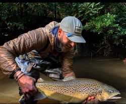 Photo of a sea trout caught while fishing in Cornelia