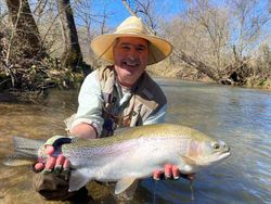 Rainbow trout caught fishing in GA