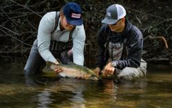 Anglers enjoying fishing trip in GA