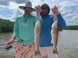 Two big redfish caught in Ruskin