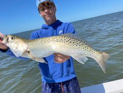 Spotted Weakfish caught while fishing in FL