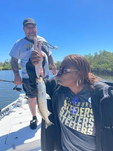 Spotted Weakfish caught in Ruskin