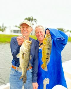 Two anglers fishing at Delray Beach