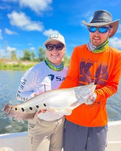 Two people fishing in Florida
