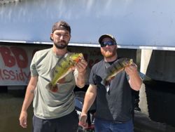 Two people fishing at Delray Beach