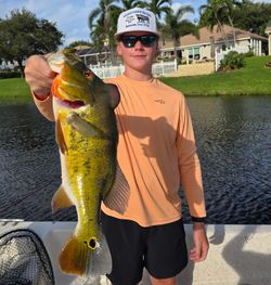 A person fishing in Delray Beach
