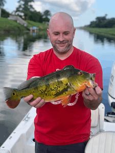 A lone angler fishing in Florida