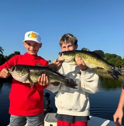 Three people fishing in Florida