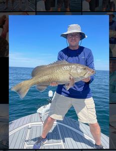 Solid gag grouper caught 2 miles out of the Pass