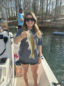 Spotted bass caught in Townville