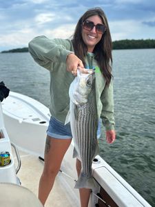 Striped Bass caught fishing in SC