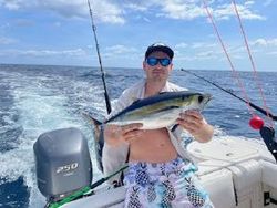 Blackfin tuna caught during fishing charter in Morehead City NC waters