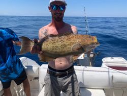 Gag Grouper caught while fishing in Morehead City