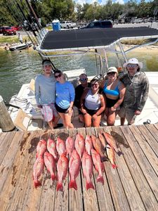 7 people fishing at Orange Beach