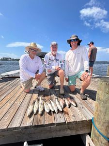 Four anglers fishing in Alabama