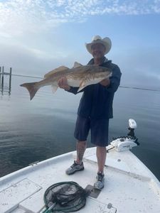 A redfish caught in Orange Beach, Florida