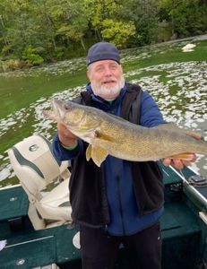 Angler with a 23-inch fish at Mosinee