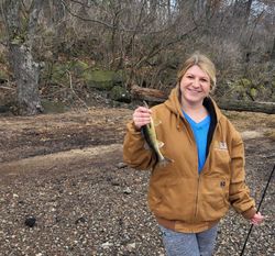 A single angler fishing in Mosinee