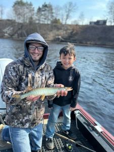 Successful anglers fishing in Mosinee