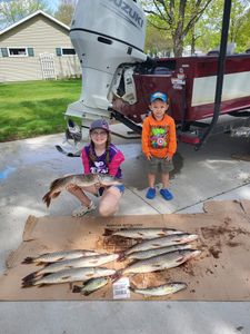 3 large fish caught while fishing in WI