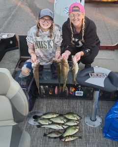 8 crappie fish caught in WI