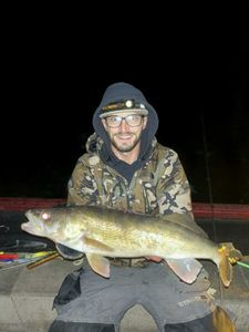Fishing in Mosinee with a 23-inch catch