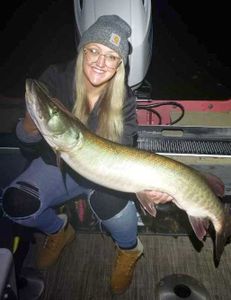 Muskellunge fish caught in Mosinee