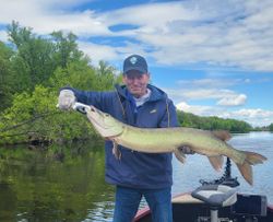 Muskellunge caught in Mosinee during fishing