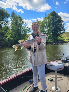 Nice Northern Pike using jigging and bait casting techniques!