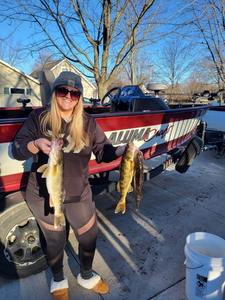 Two fish caught in Mosinee