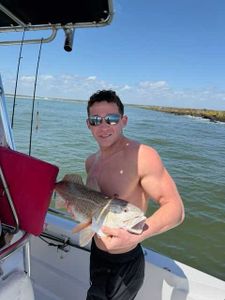 Redfish caught during fishing trip in North Myrtle Beach SC