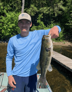 Smallmouth bass caught in New Gloucester