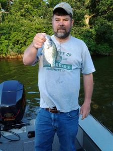 Angler with a crappie fish caught in Bonita Springs