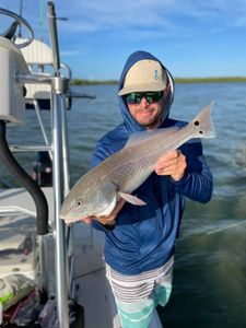 Angler with a single fishing rod in Florida