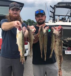 5 fish caught while fishing in Avon Lake