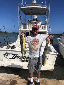 2 fish caught during fishing trip in Falmouth