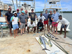 14 people fishing in Falmouth