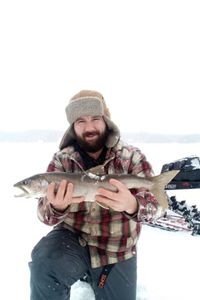 A person fishing in Orland