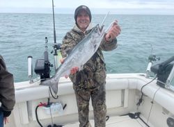 Chinook salmon caught on fishing trip in NY