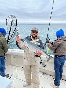 Coho Salmon caught while fishing at 990 Point Breeze Road