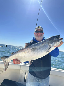 Massive bull trout caught fishing at 990 Point Breeze Road