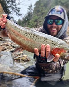 Fishing in NY with a big fish