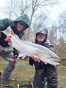 Three anglers fishing in NY