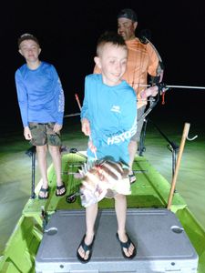 A group of 3 people fishing in the Crystal River