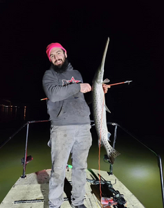 Longnose Gar, a 35-inch freshwater fish, caught while fishing in Crystal River