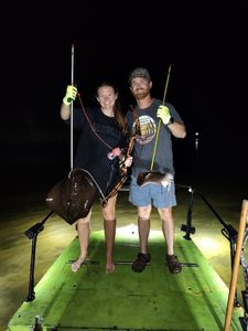 Two anglers fishing in Crystal River