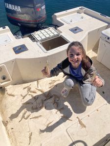 Person enjoying fishing tours in Mount Pleasant