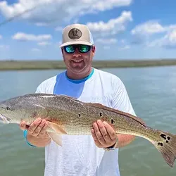 A person fishing at Mount Pleasant