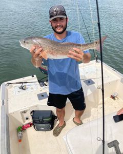 Redfish caught during fishing tour in Mount Pleasant